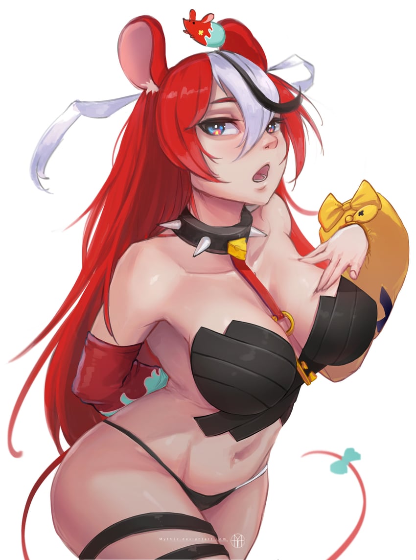 hakos baelz (hololive and 1 more) drawn by myth1carts
