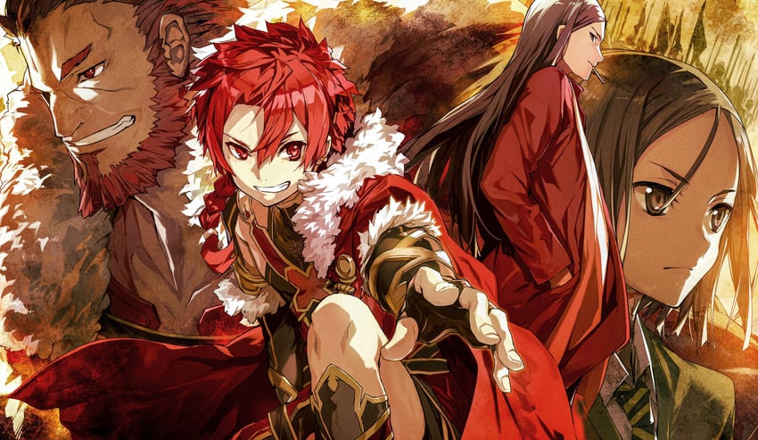 iskandar, waver velvet, lord el-melloi ii, and alexander (fate and 2 more) drawn by bunbun