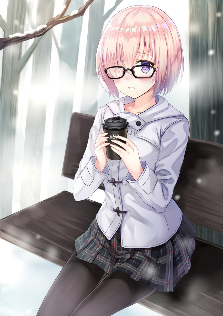mash kyrielight (fate and 1 more) drawn by harimoji