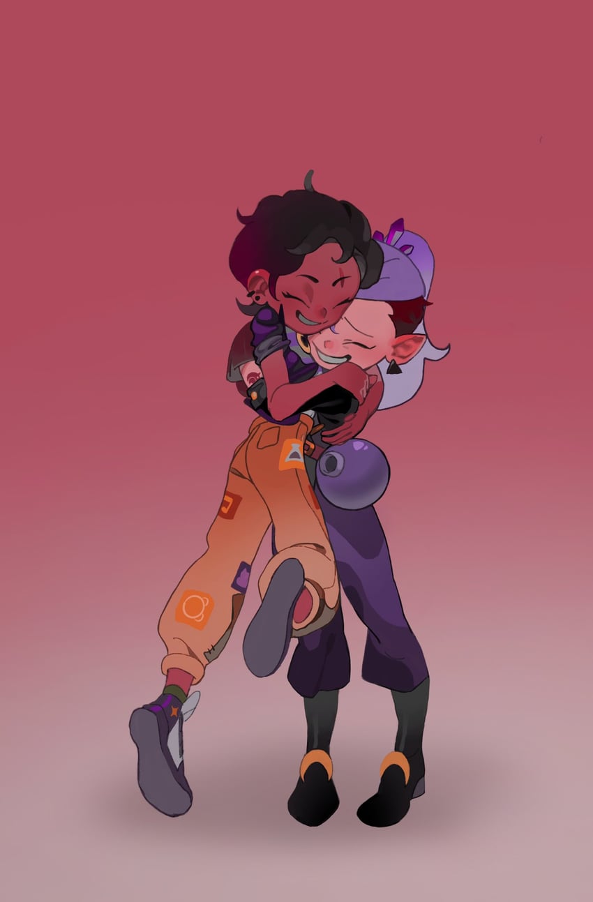 luz noceda and amity blight (the owl house) drawn by kengyou_lei