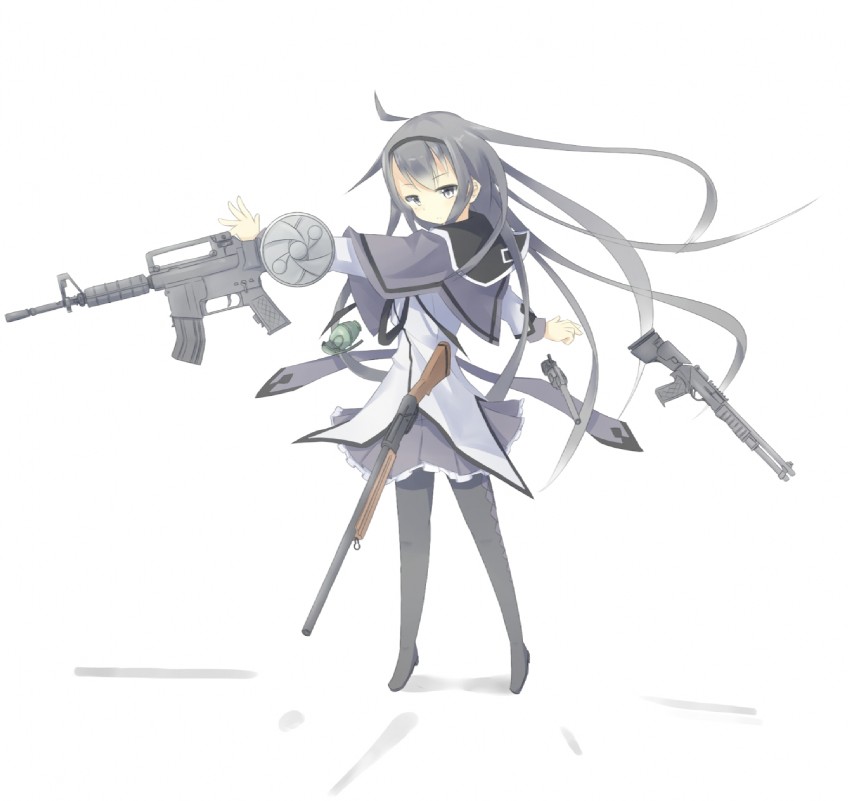 akemi homura (mahou shoujo madoka magica) drawn by yadokari_(migihashi)