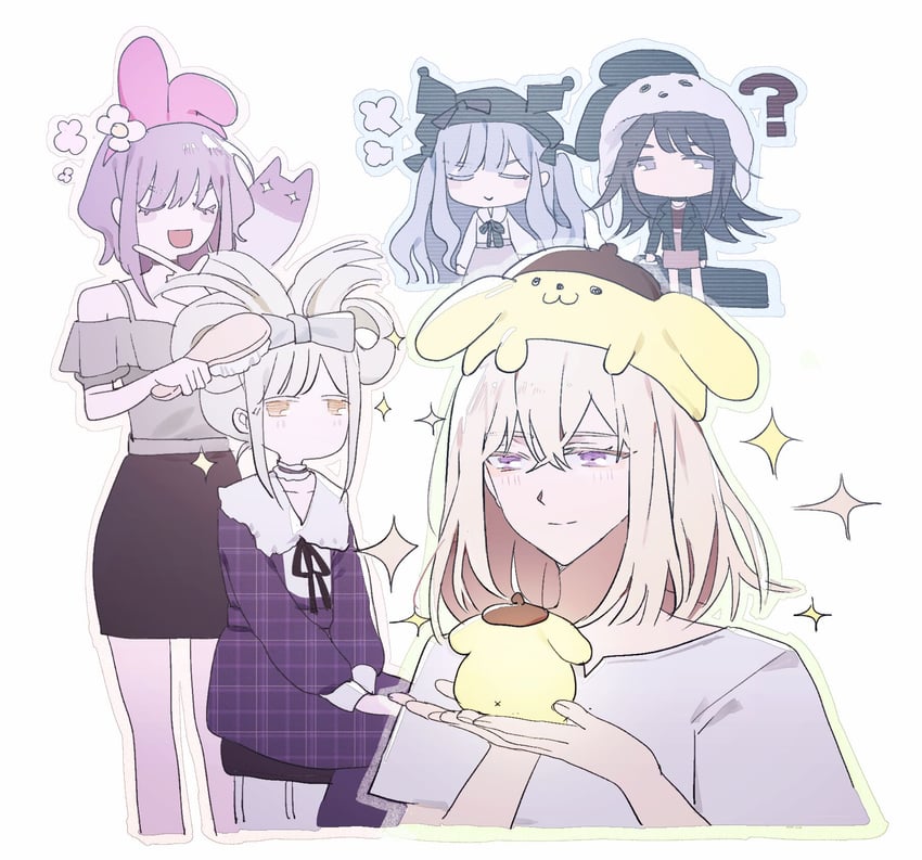 togawa sakiko, wakaba mutsumi, yahata umiri, misumi uika, yuutenji nyamu, and 4 more (bang dream! and 3 more) drawn by reiboubyou