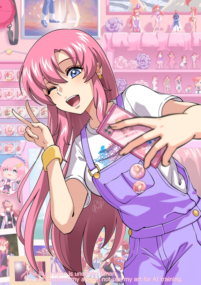 lacus clyne and meer campbell (gundam and 3 more) drawn by yokoshimahama