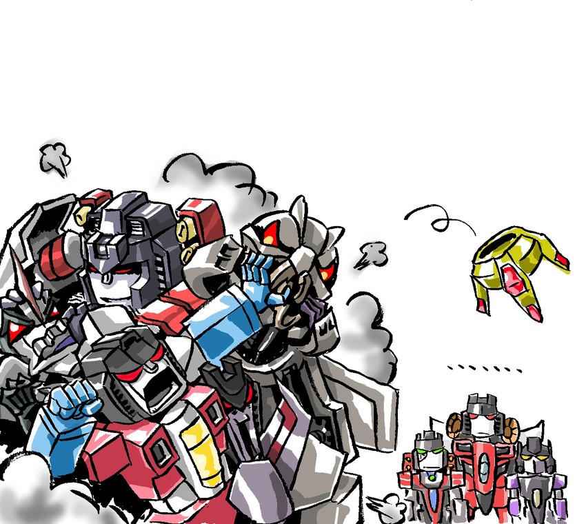 starscream (transformers and 9 more) drawn by beni_(nikaidera)