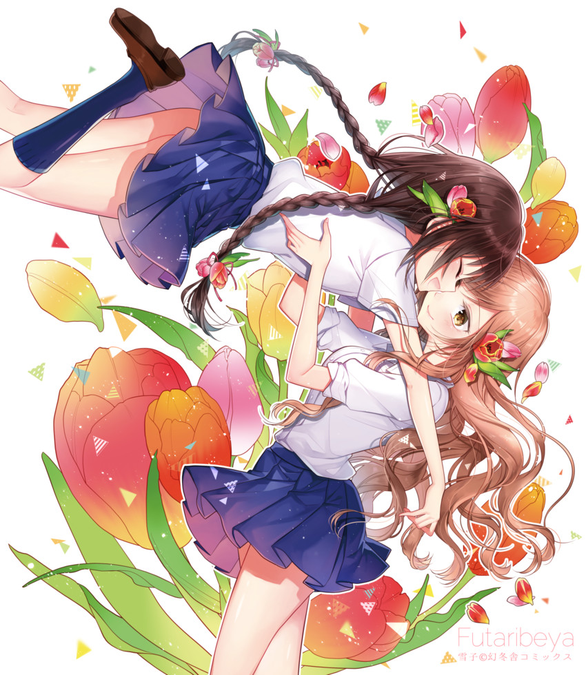 kawawa sakurako and yamabuki kasumi (futaribeya) drawn by yukiko_(tesseract)