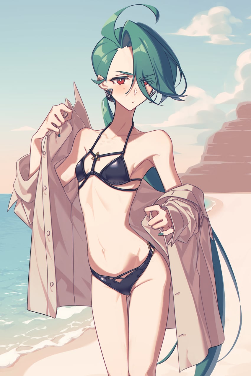 rika (pokemon and 1 more) drawn by miri_(cherryjelly)