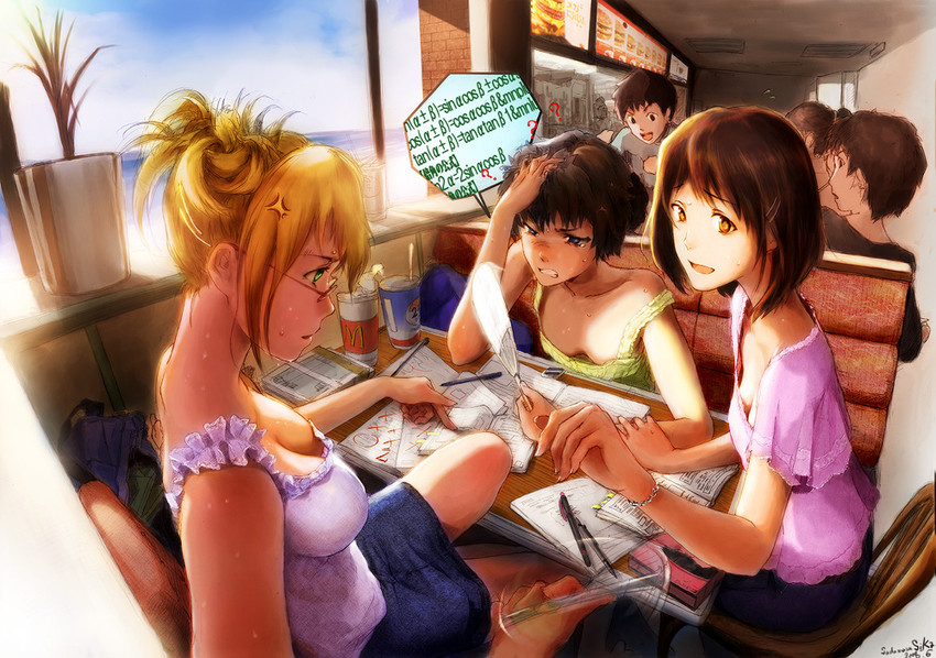 mcdonald's drawn by shiika_sadamasa