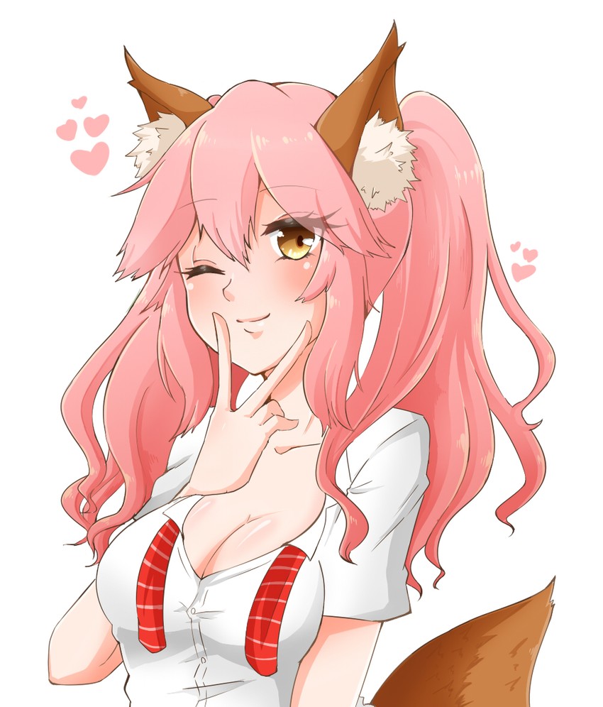 tamamo and tamamo no mae (fate and 3 more) drawn by moti_mosa21