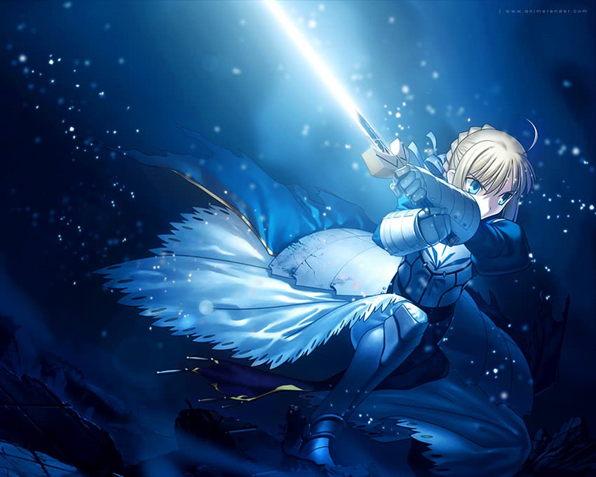 artoria pendragon and saber (fate and 1 more)