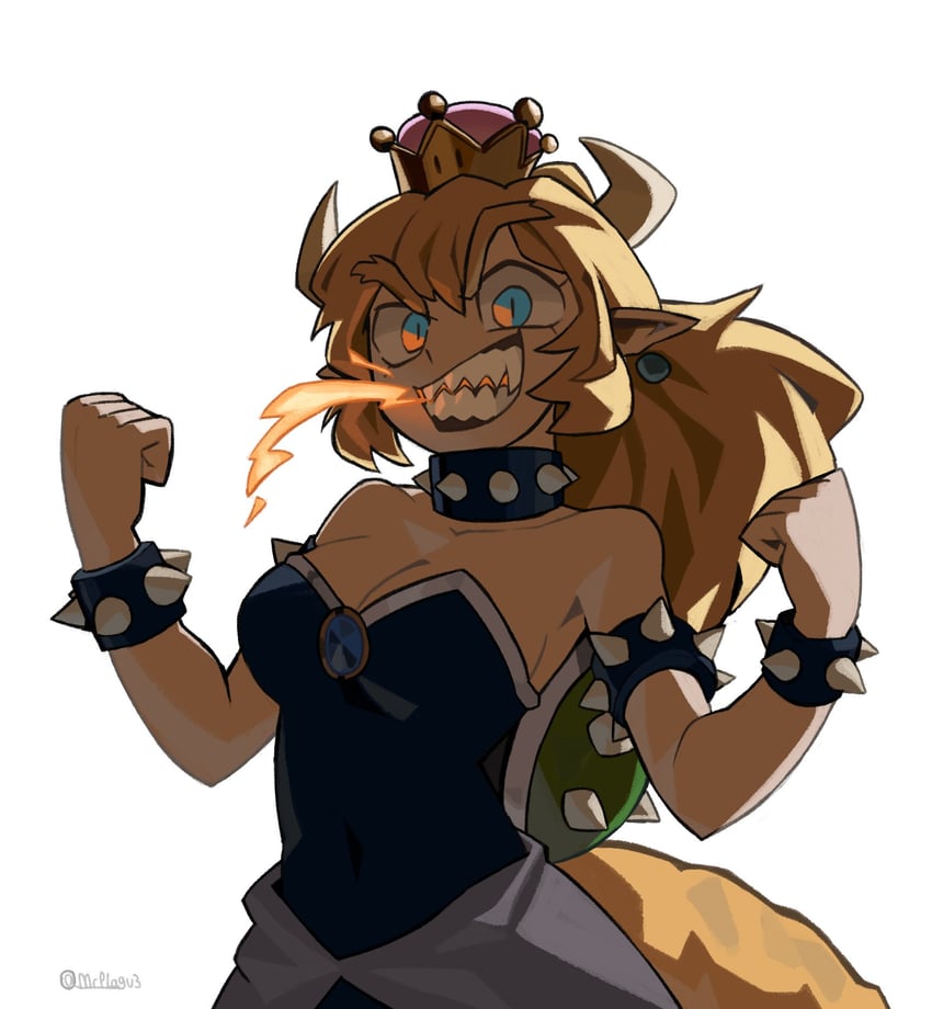 bowsette (mario and 1 more) drawn by mr_plagu3