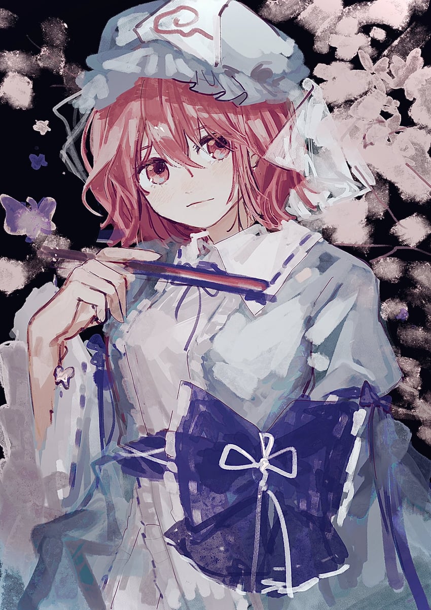 saigyouji yuyuko (touhou) drawn by gotagotay