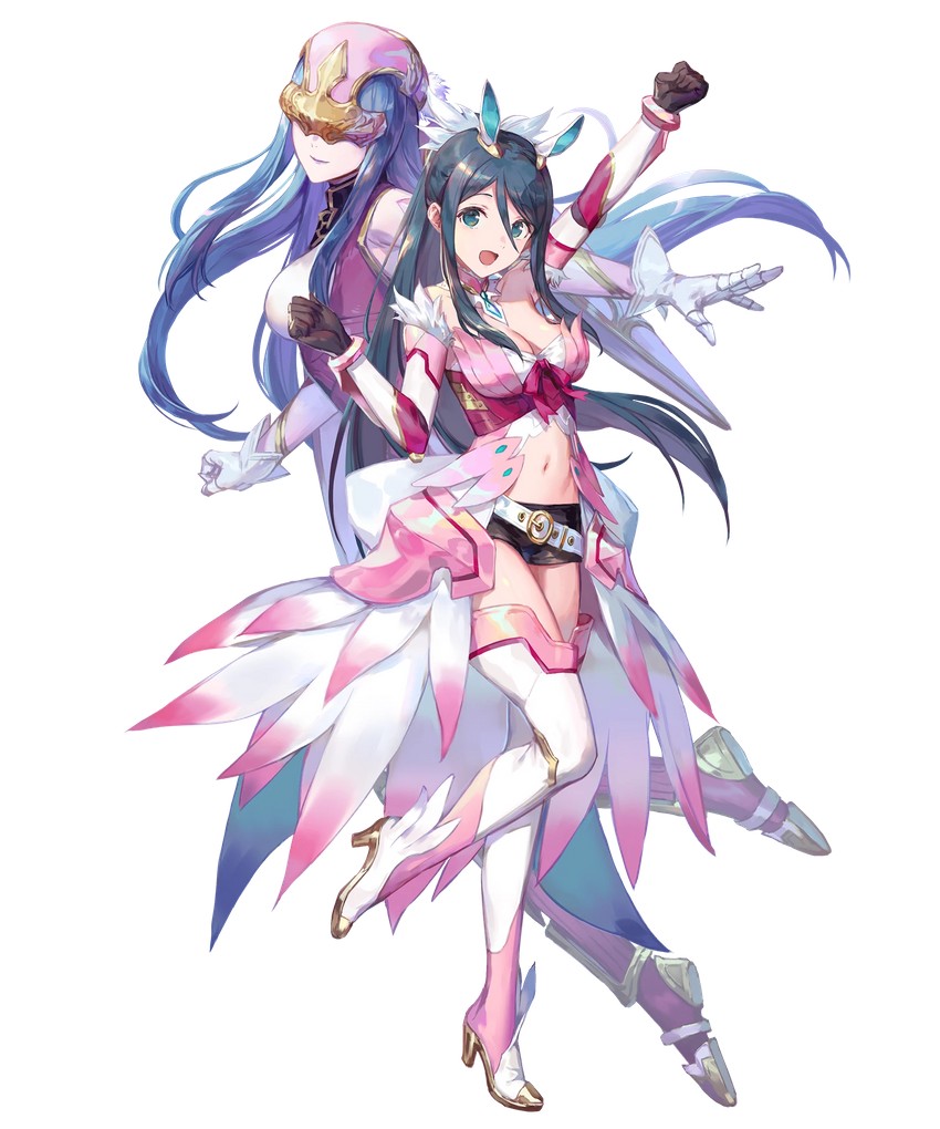 caeda and oribe tsubasa (fire emblem and 2 more) drawn by azu-taro