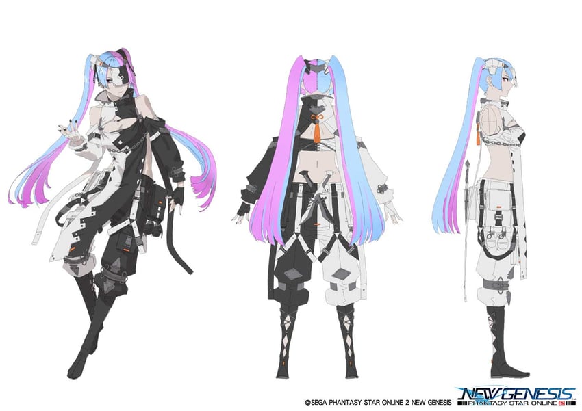 phantasy star and 1 more drawn by tokiki_(tomok1)