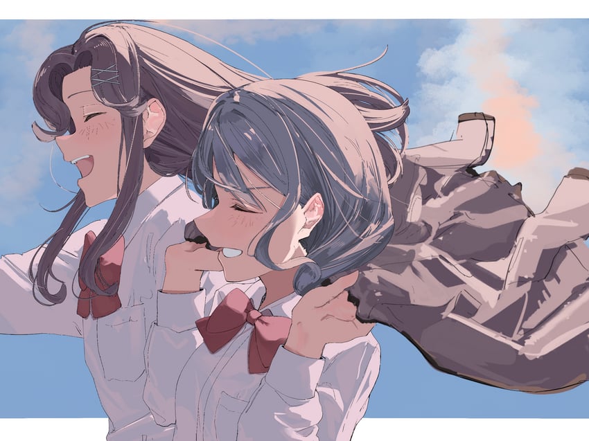 tendou maya and hanayagi kaoruko (shoujo kageki revue starlight) drawn by ahataro