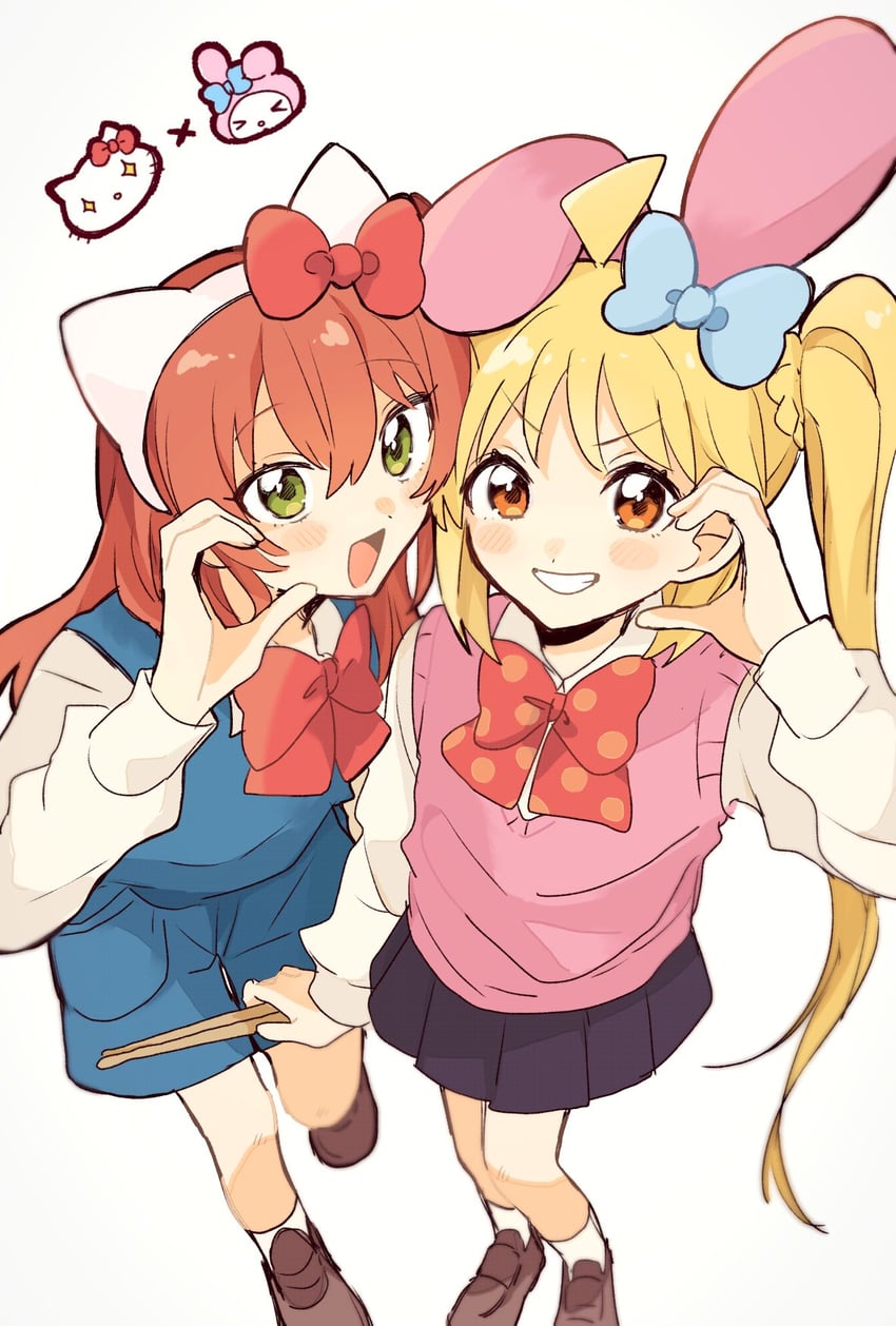 kita ikuyo and ijichi nijika (bocchi the rock!) drawn by fuji_1221