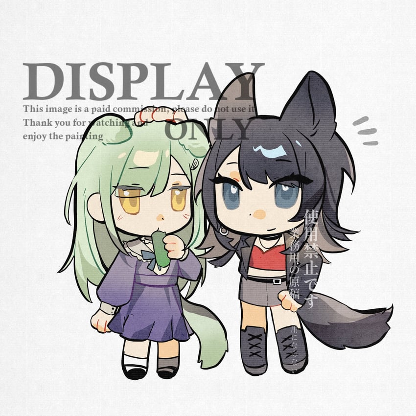 wakaba mutsumi and yahata umiri (bang dream! and 1 more)