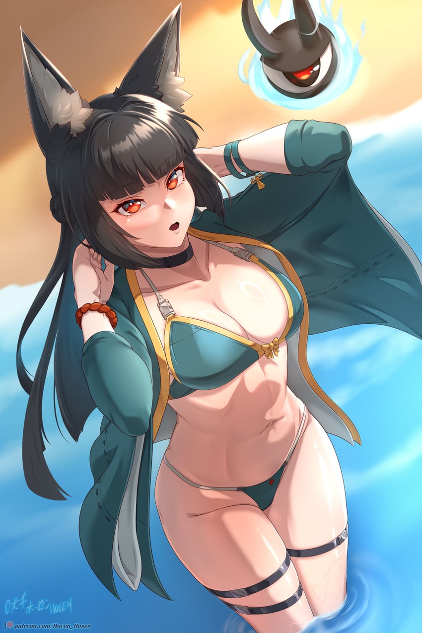 hoshimi miyabi and tailless (zenless zone zero) drawn by vilde_loh_hocen