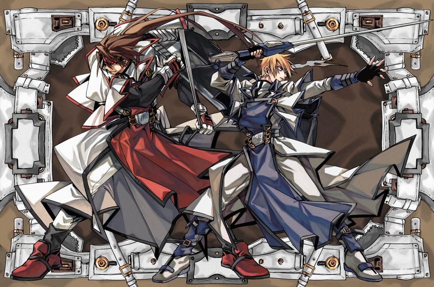 sol badguy, ky kiske, and order-sol (guilty gear and 1 more) drawn by dong_hole