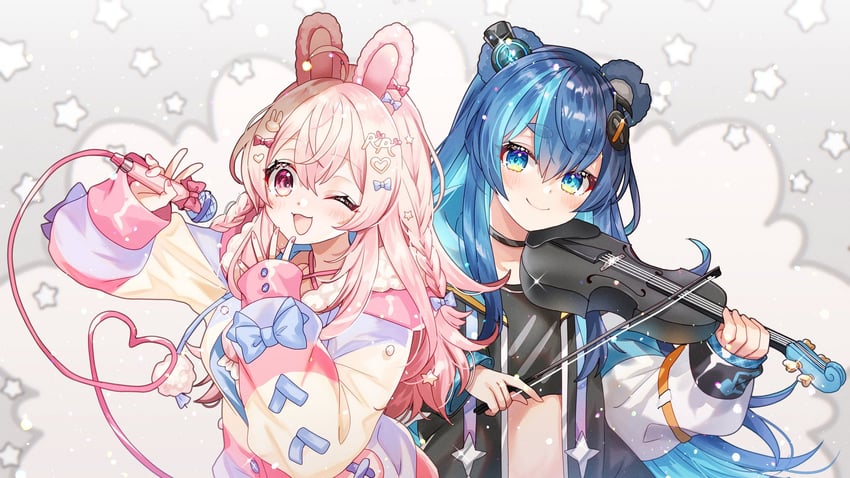 pipkin pippa and fujikura uruka (phase connect) drawn by shione_(memento_forest)