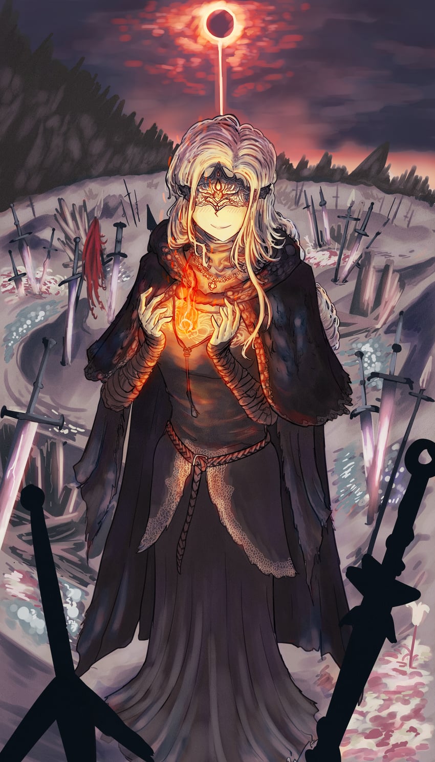 fire keeper (dark souls and 1 more) drawn by user_dgfw8735