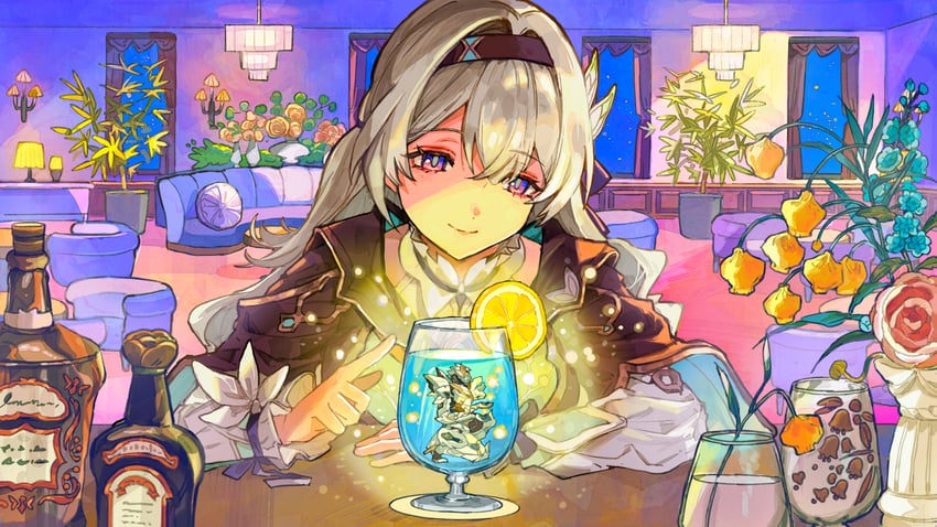 firefly and sam (honkai and 1 more) drawn by buchi_(qooo003)
