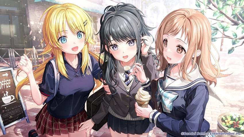 hachimiya meguru, sakuragi mano, and kazano hiori (idolmaster and 1 more) drawn by fujima_takuya