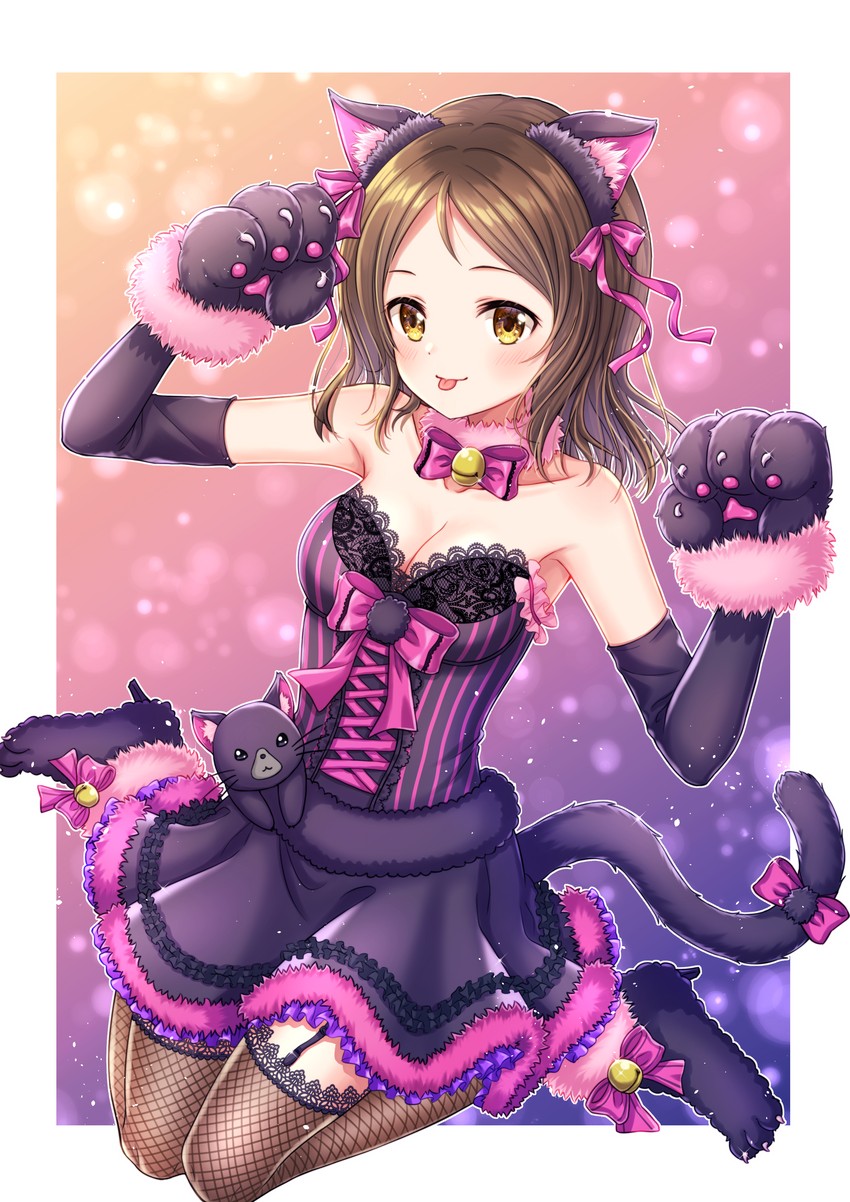 ayase honoka (idolmaster and 1 more) drawn by hiiragi_kei