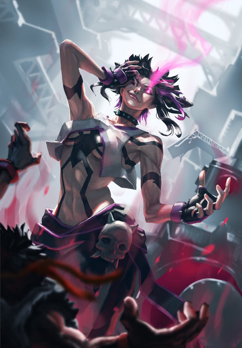 han juri and ryu (street fighter and 1 more) drawn by wu_ben_you_ai