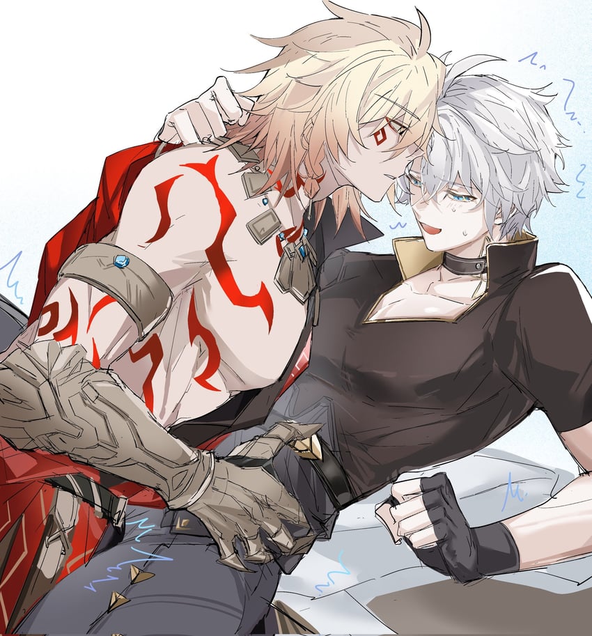 phainon and mydei (honkai and 1 more) drawn by 2357439177z