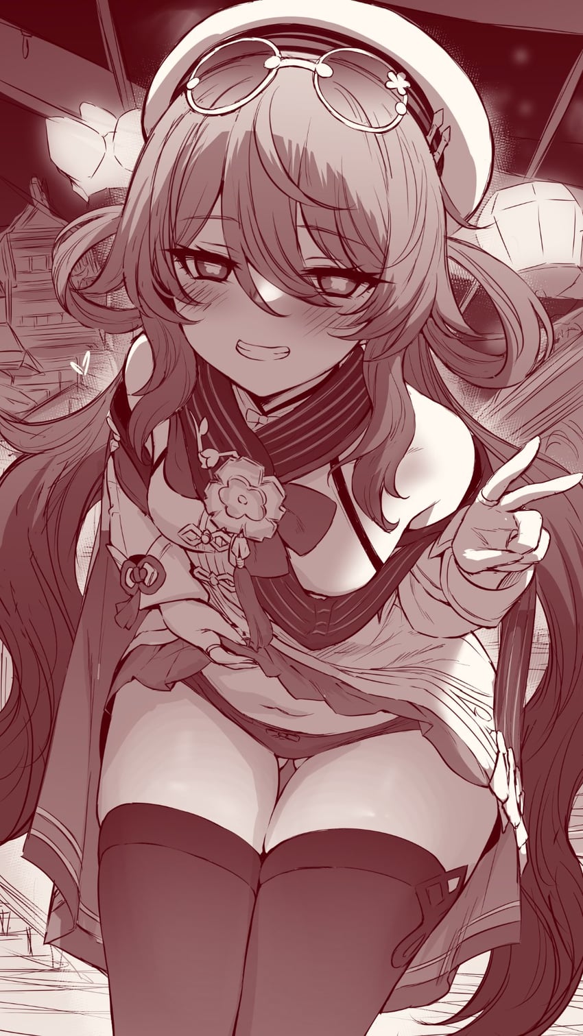 hu tao (genshin impact) drawn by m-da_s-tarou
