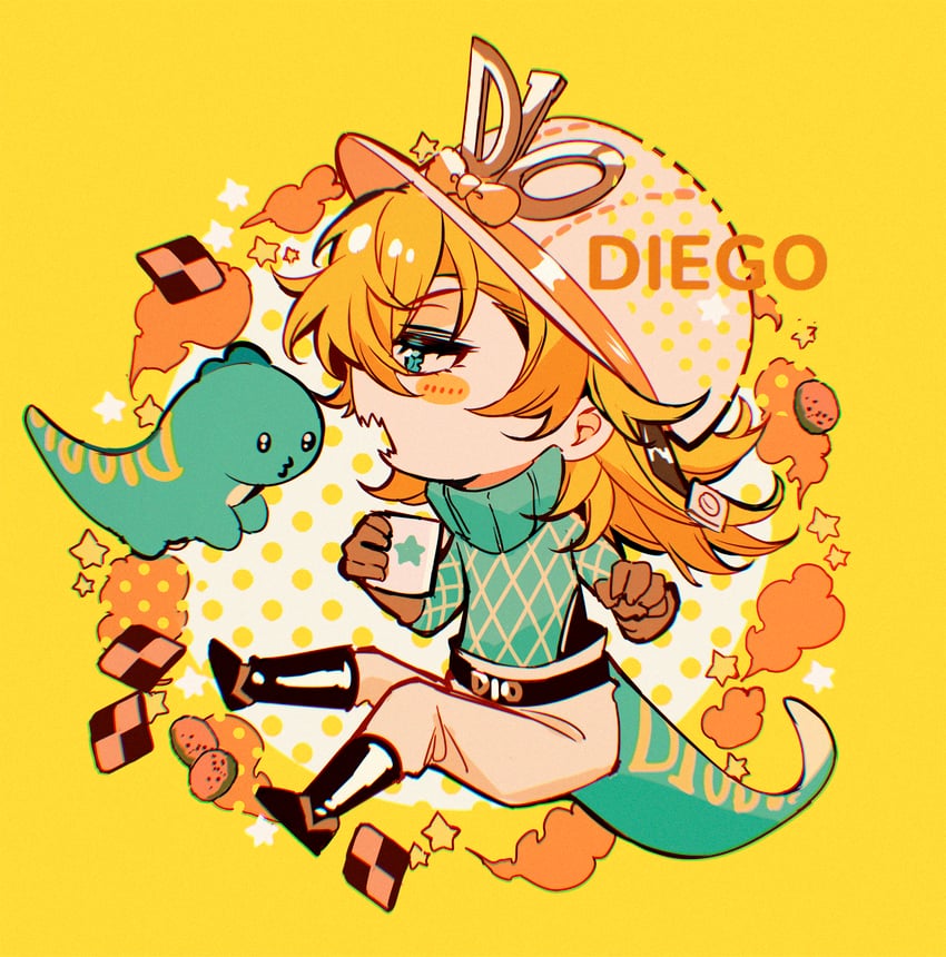 diego brando (jojo no kimyou na bouken and 1 more) drawn by cabbage-2012