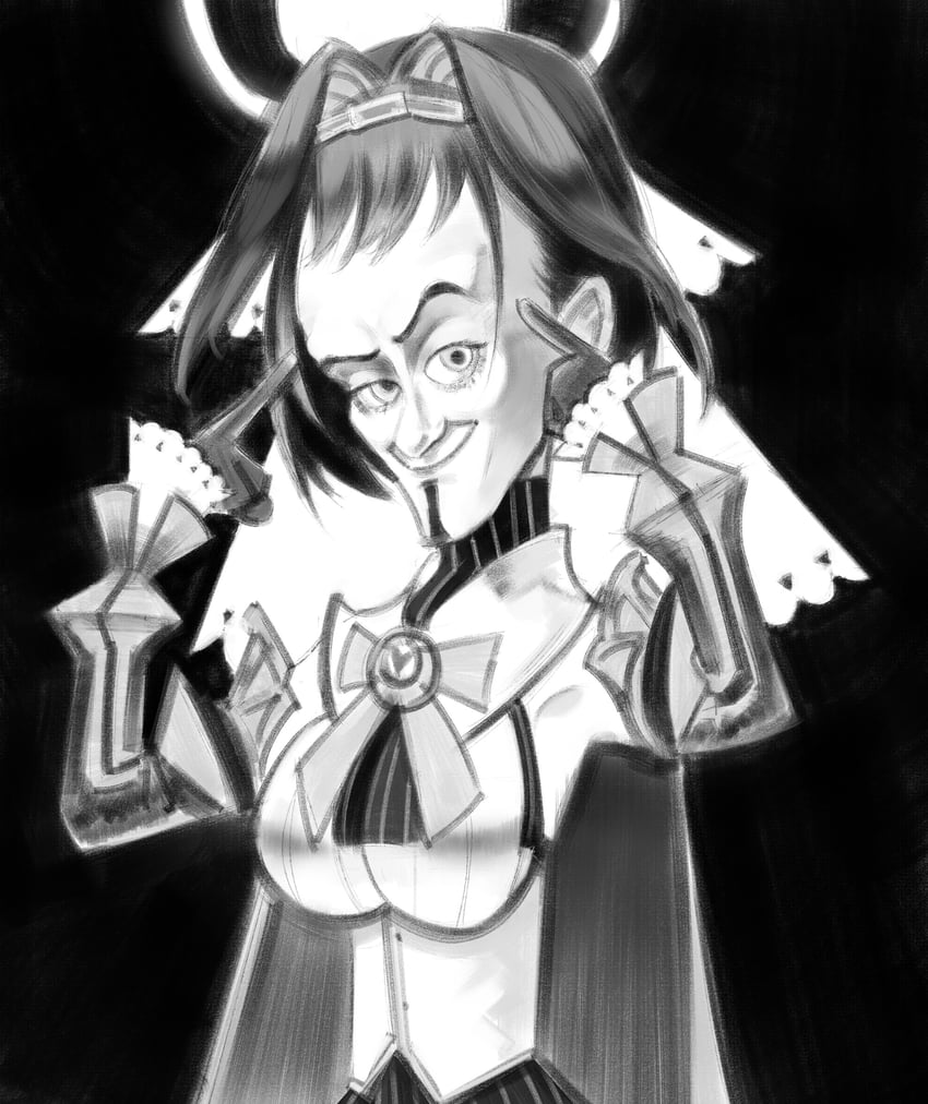 ouro kronii and megamind (hololive and 2 more) drawn by xyanaid