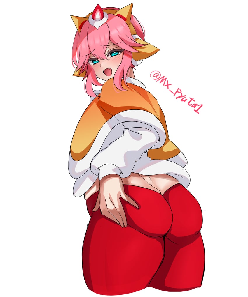 strawberry crepe cookie (cookie run and 1 more) drawn by mx_pyuta1