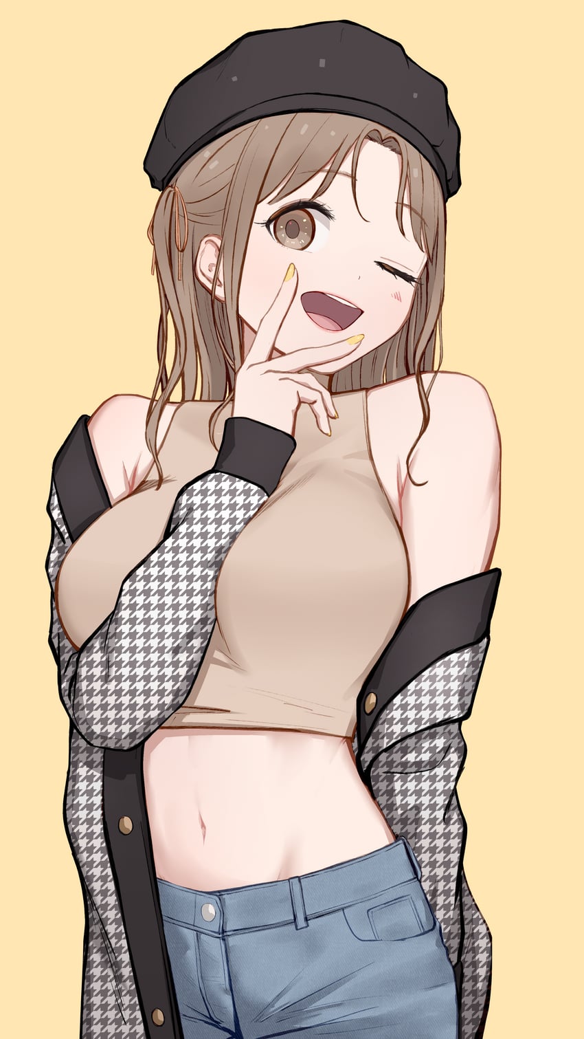 ichikawa hinana (idolmaster and 1 more) drawn by sjuno