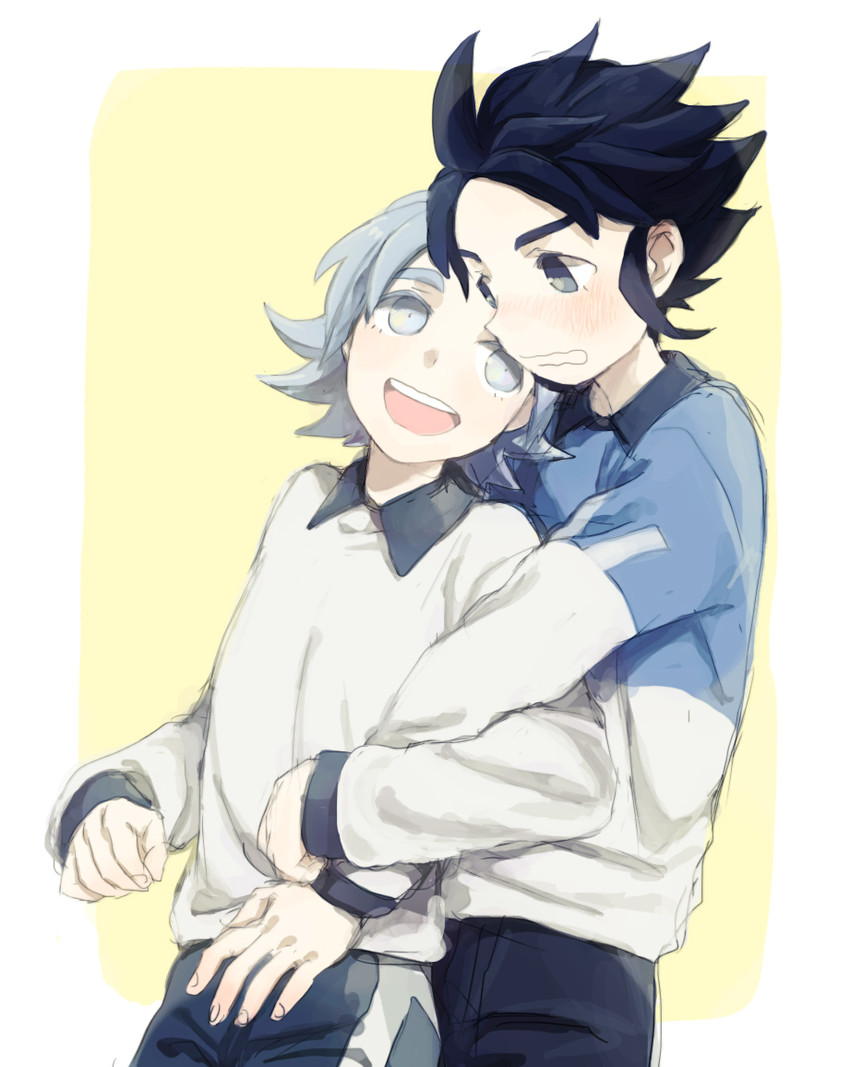 fubuki shirou and yukimura hyouga (inazuma eleven go and 1 more) drawn by iko_(i-my-16)