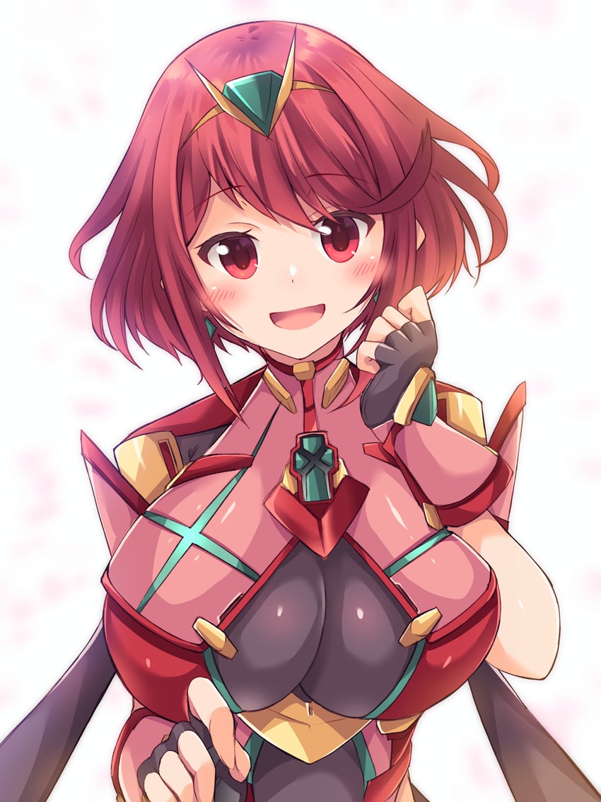 pyra (xenoblade chronicles and 1 more) drawn by kurokaze_no_sora