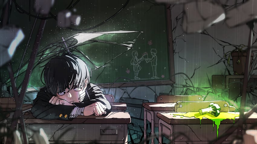 kageyama shigeo and takane tsubomi (mob psycho 100) drawn by aya_shiro423