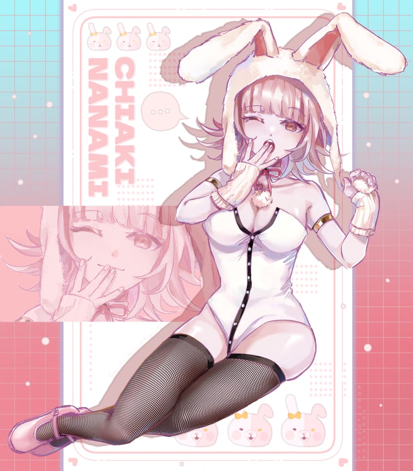 nanami chiaki and monomi (danganronpa and 1 more) drawn by xiangdao_jiu_wenyi_fuxing_yixia