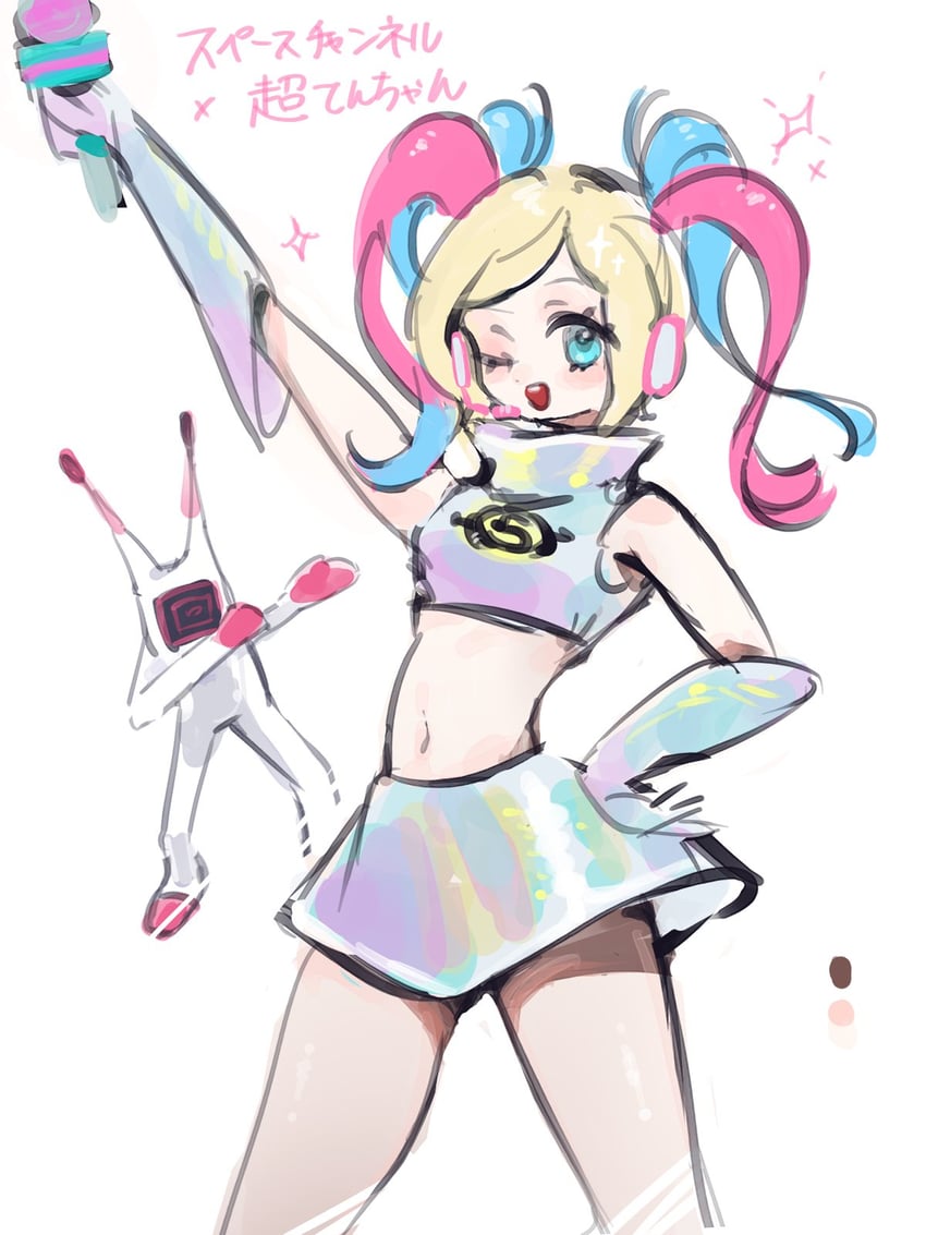 chouzetsusaikawa tenshi-chan, ulala, and morolian (needy girl overdose and 1 more) drawn by mizureito