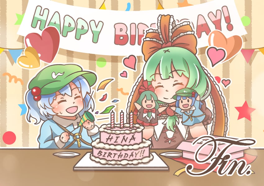 kawashiro nitori and kagiyama hina (touhou) drawn by hayo_(qudtjr4682)