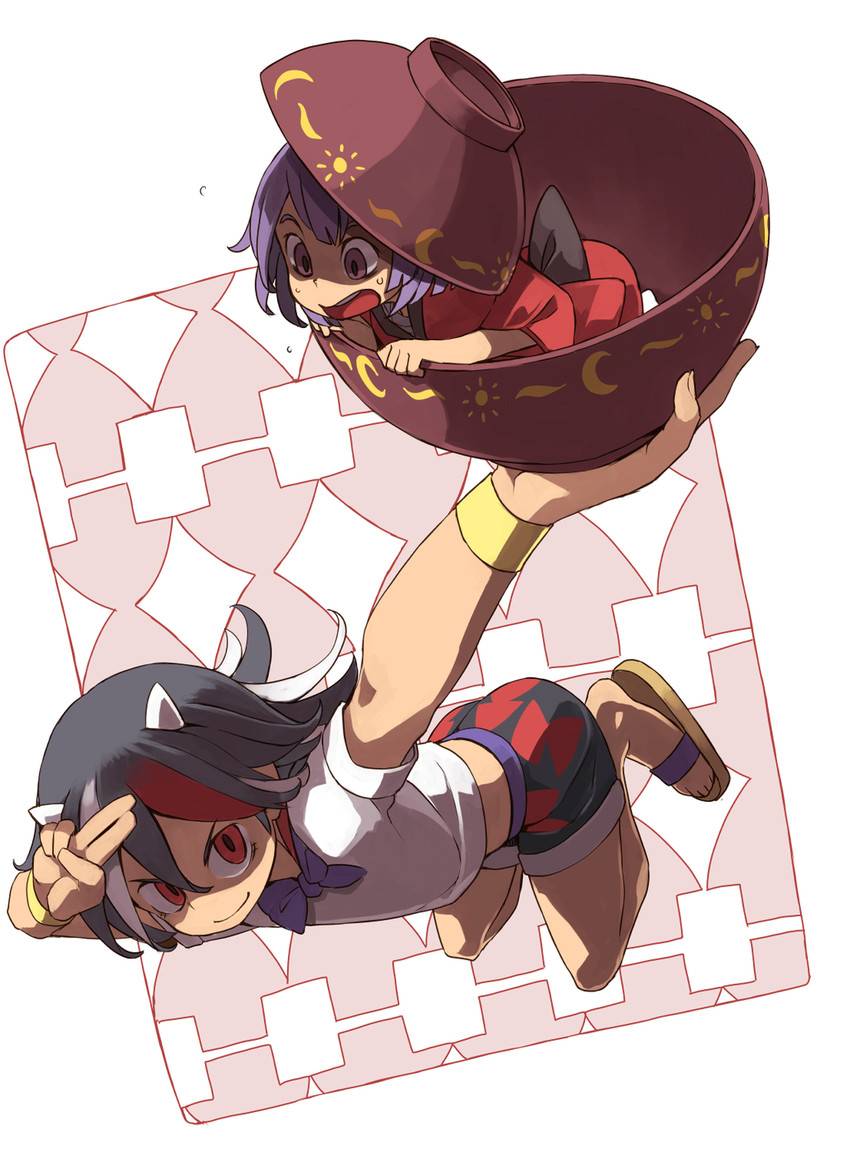 kijin seija and sukuna shinmyoumaru (touhou) drawn by d@i
