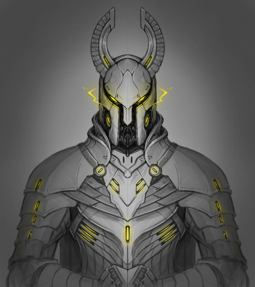 black knight (dark souls and 1 more) drawn by muhut