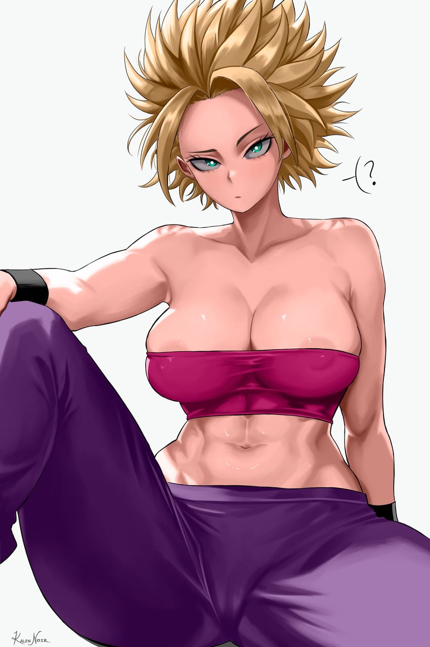 caulifla (dragon ball and 1 more) drawn by kalennoir