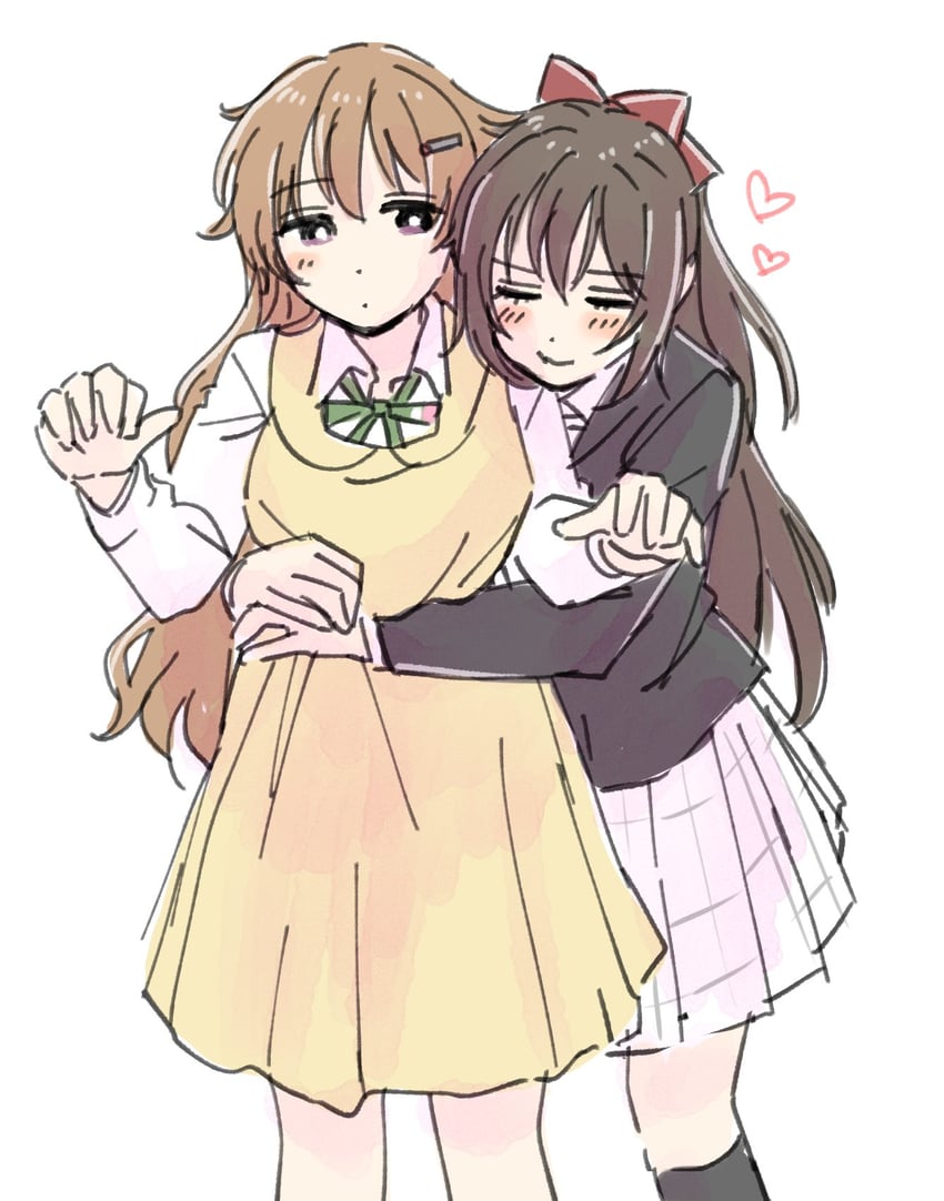 osaka shizuku and konoe kanata (love live! and 1 more) drawn by solllolll