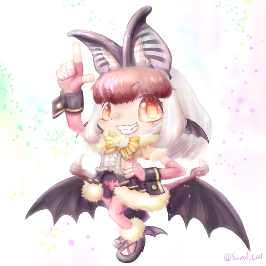 brown long-eared bat (kemono friends and 1 more) drawn by saival_cat