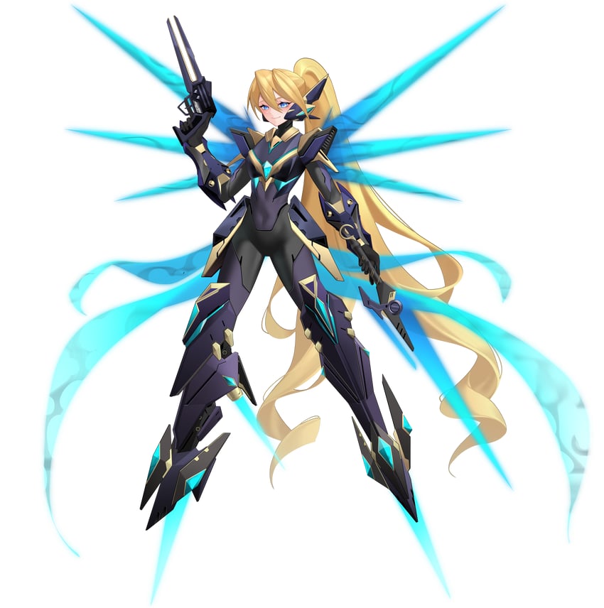 ciel (mega man and 3 more) drawn by rhan