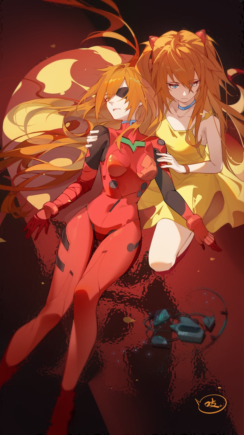 souryuu asuka langley (neon genesis evangelion and 2 more) drawn by critsu