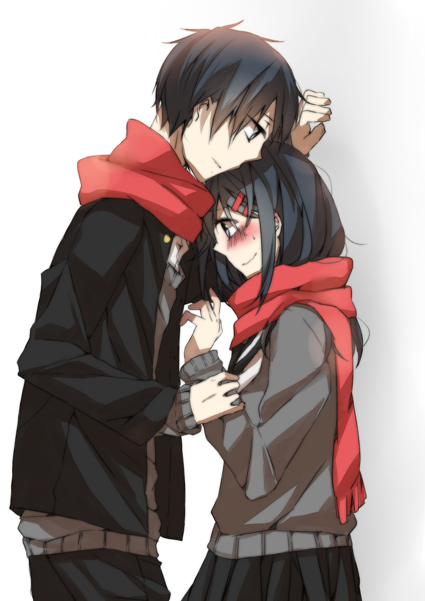 tateyama ayano and kisaragi shintarou (kagerou project) drawn by usoyana