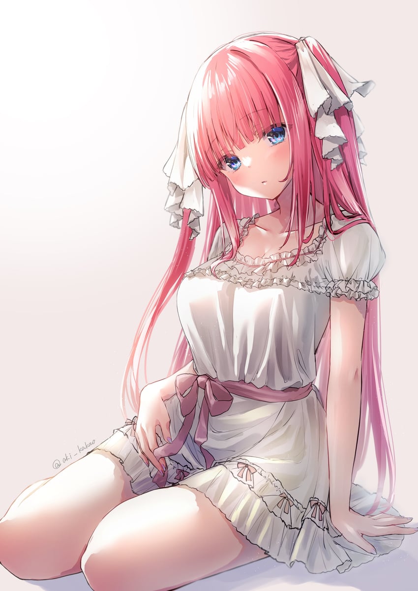 nakano nino (go-toubun no hanayome) drawn by aki_kakao