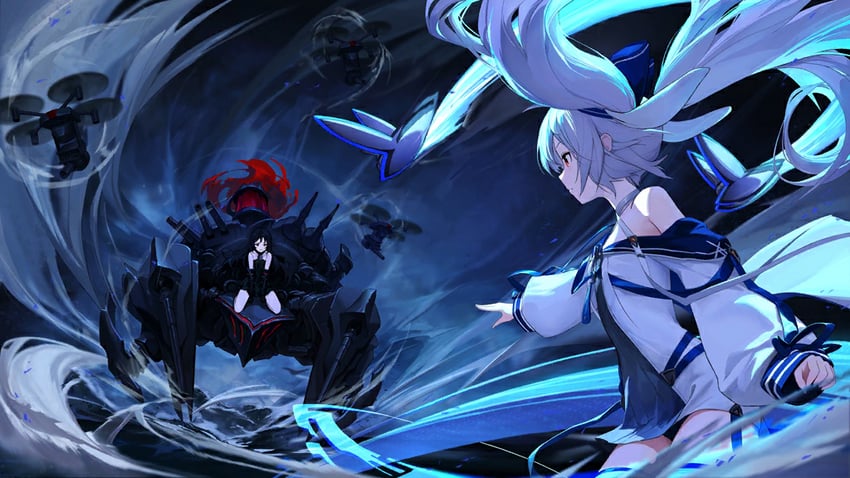 laffey, laffey ii, and arbiter the devil xv (azur lane)
